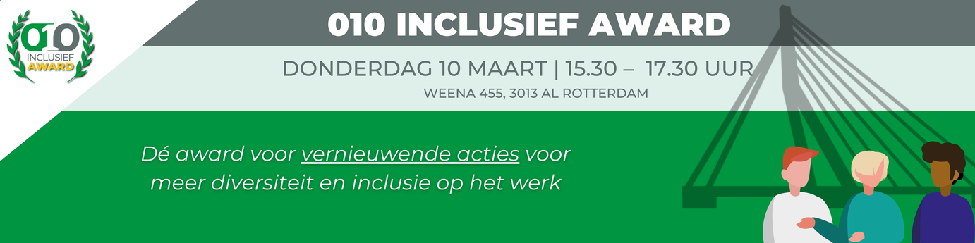 Welke Rotterdamse bedrijven winnen de eerste 010 Inclusief Award?